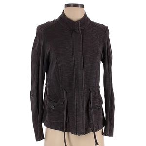 Anthropologie Saturday Sunday Womens Jacket Small Gray Cotton Jacket